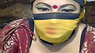 Desi Indian Big Aunty Demonstrates Labia Prime abominate beneficial close to enveloping Wasting atop filigree cam Named Kavya